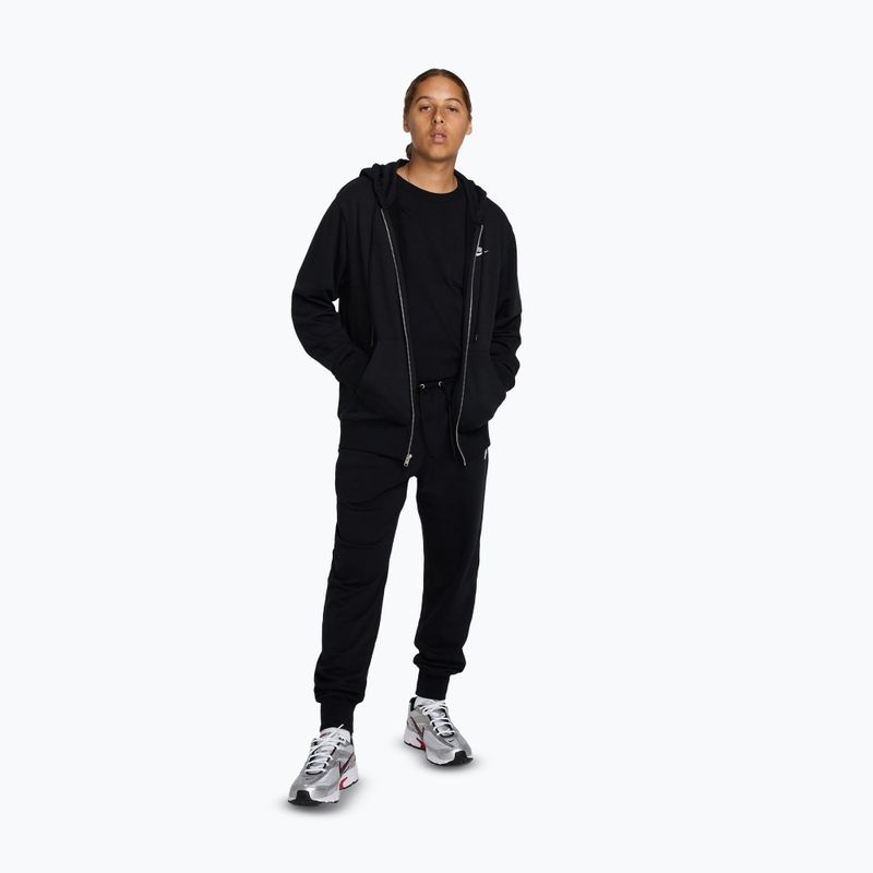 Vyriškos kelnės Nike Club French Terry Joggers black/black/white 2