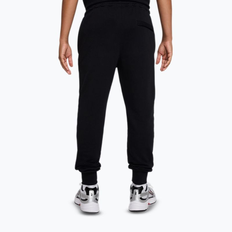 Vyriškos kelnės Nike Club French Terry Joggers black/black/white 3