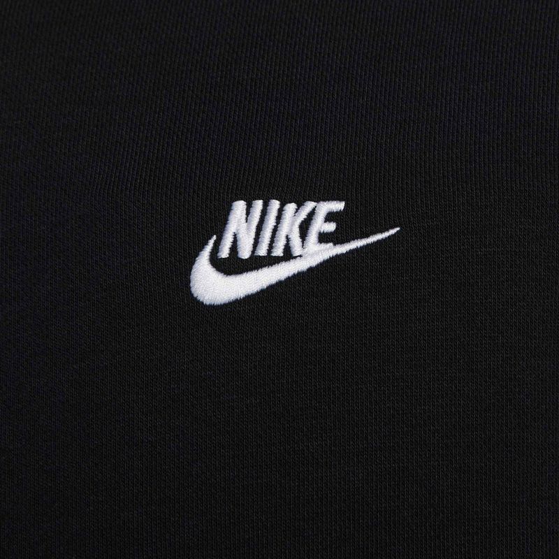 Vyriškas džemperis Nike Club FZ Hoodie black/black/white 7