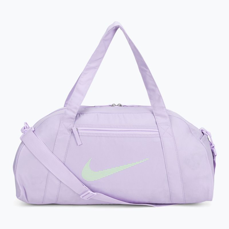 Moteriškas treniruočių krepšys Nike Gym Club 24 l lilac bloom/lilac bloom/vapor green