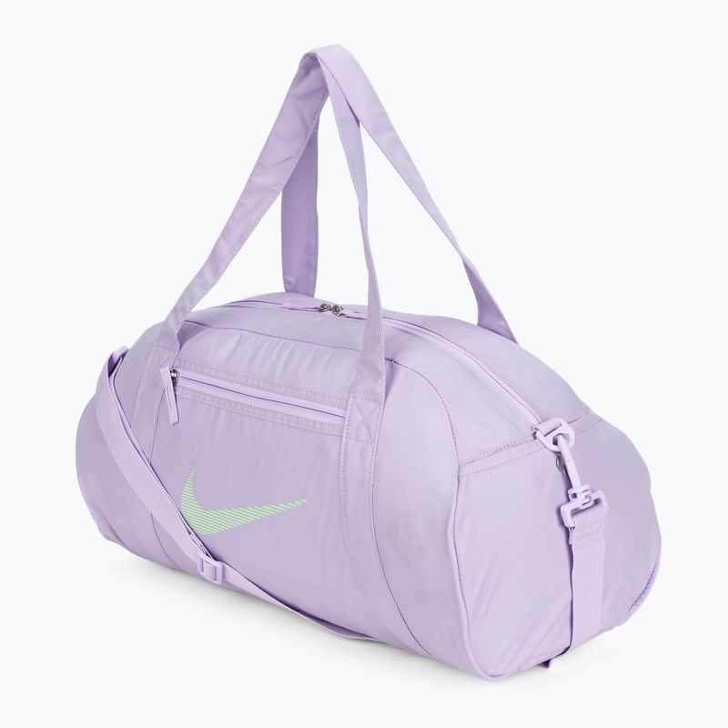 Moteriškas treniruočių krepšys Nike Gym Club 24 l lilac bloom/lilac bloom/vapor green 2