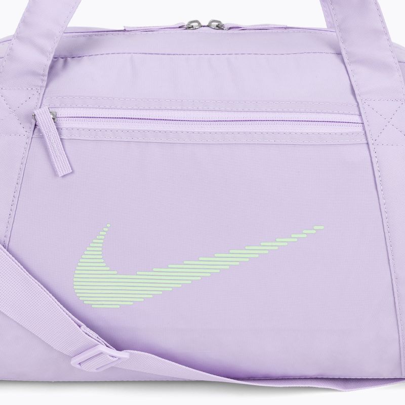 Moteriškas treniruočių krepšys Nike Gym Club 24 l lilac bloom/lilac bloom/vapor green 4