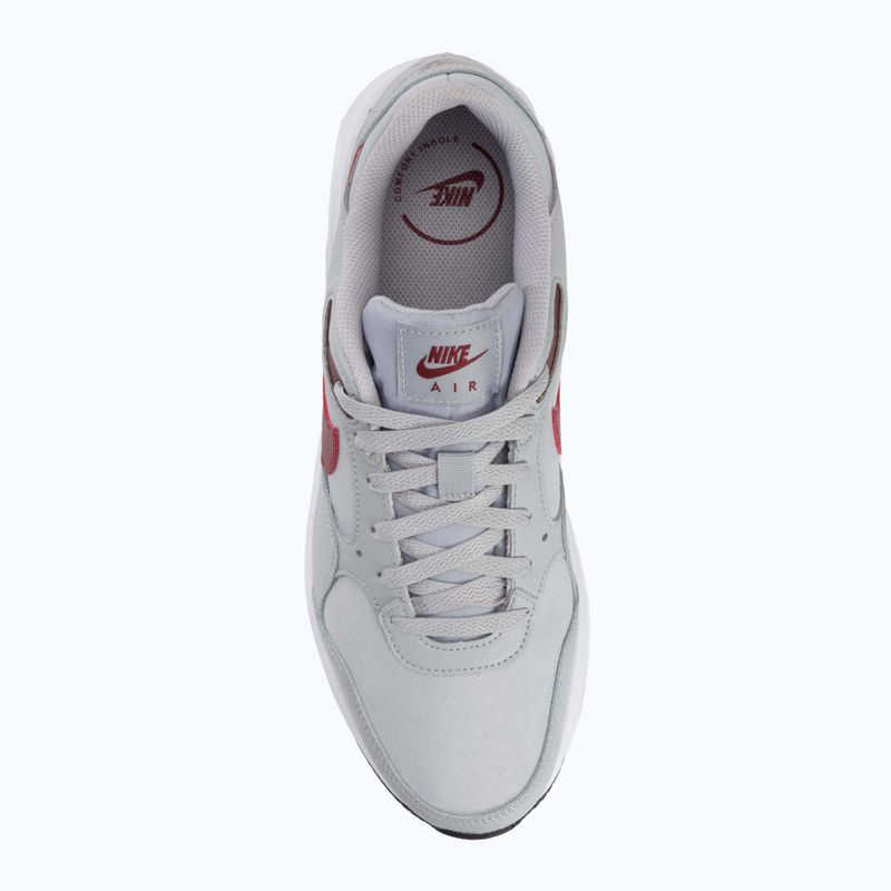 Vyriški batai Nike Air Max Sc wolf grey / burgundy crush / white / dark team red 5