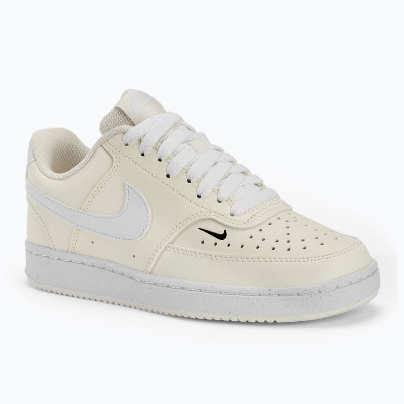 Moteriški batai Nike Court Vision Low Next Nature white / black / pale ivory