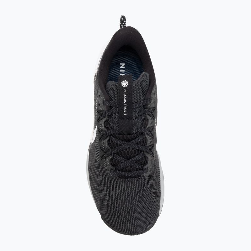 Moteriški bėgimo batai Nike Pegasus Trail 5 black / white / anthracite / wolf grey 5