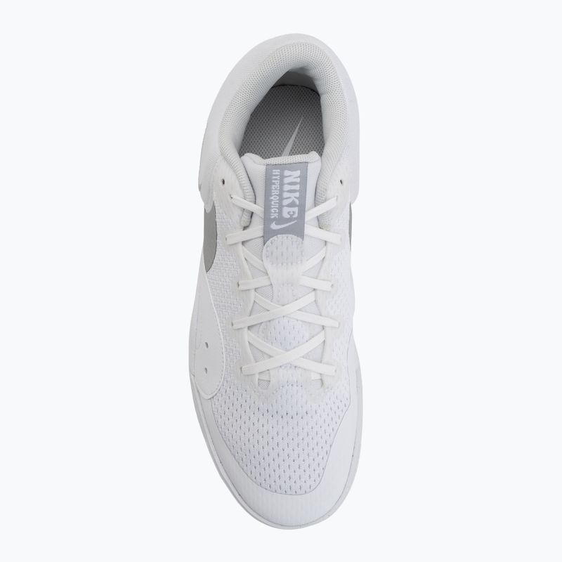 Tinklinio bateliai Nike Hyperquick Court Flight white/photon dust/metallic silver 5