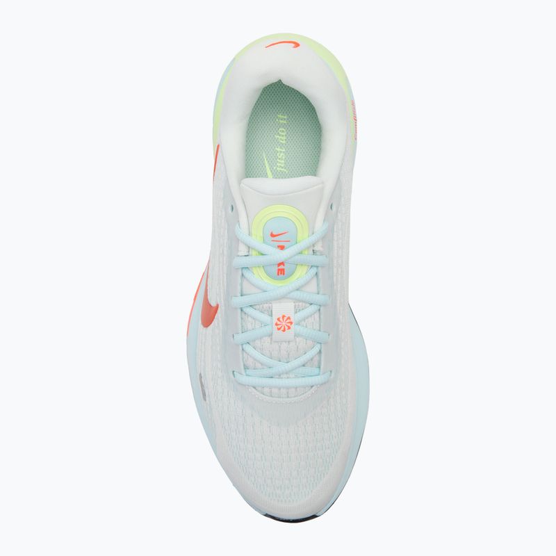 Moteriški bėgimo bateliai Nike Journey Run summit white/glacier blue/barely volt/bright Crimson 5