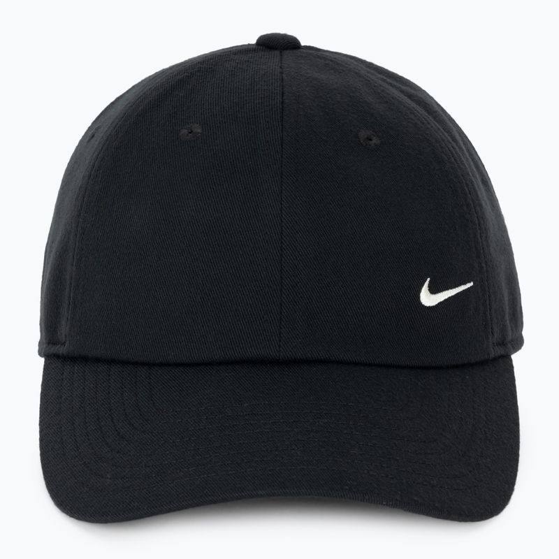 Kepurė su snapeliu Nike Club Unstructured black/sail 2