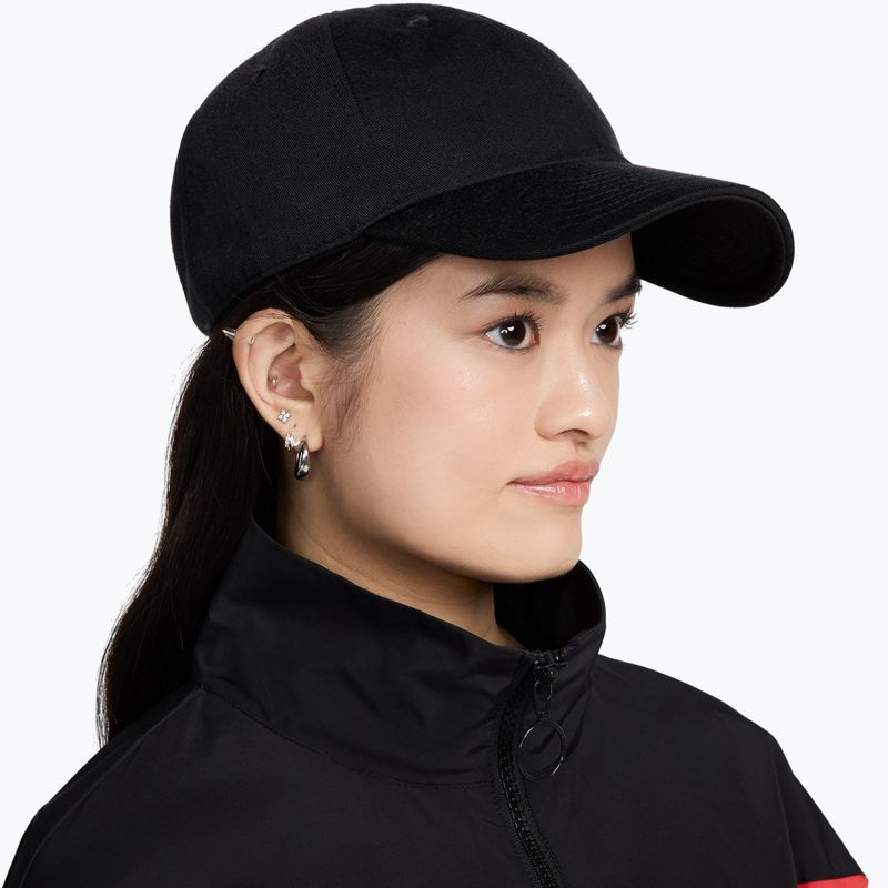 Kepurė su snapeliu Nike Club Unstructured black/sail 3