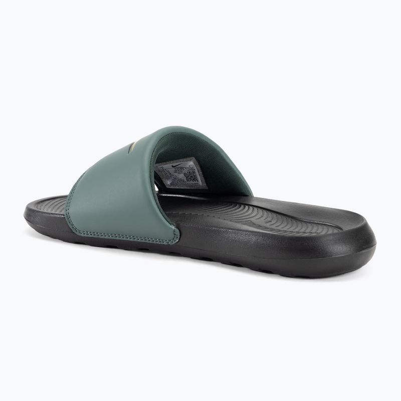 Vyriškos šlepetės Nike Victori One Slide black/vintage green/bronzine 3