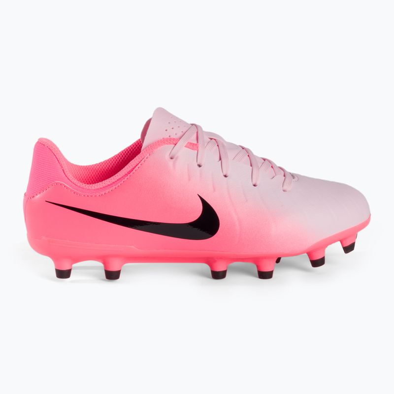 Vaikiški futbolo batai Nike Tiempo Emerald Legend 10 Academy FG/MG pink foam/black 2