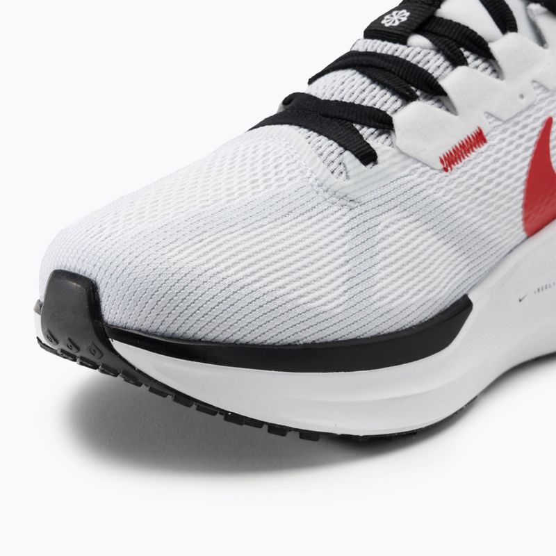 Vyriški bėgimo bateliai Nike Structure 25 white/black/light mmoke grey/fire red 7