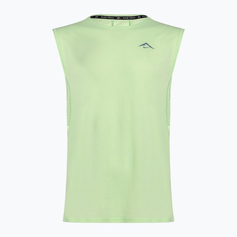 Vyriškas bėgimo tank topas Nike Solar Chase vapor green/neutral olive/black