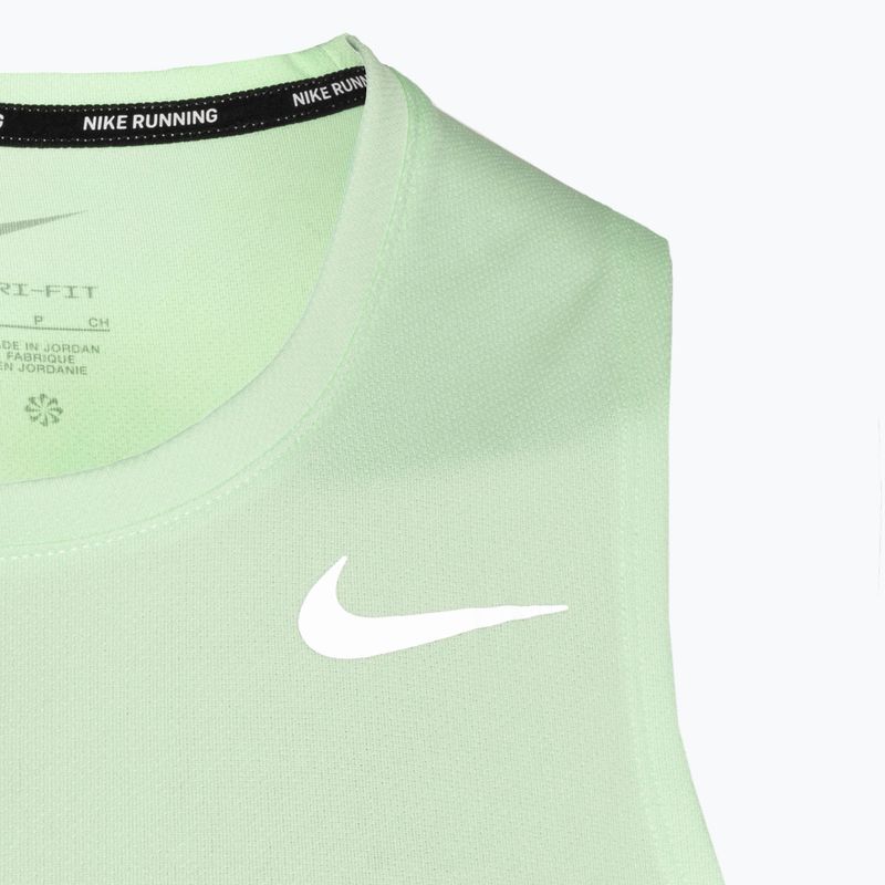 Vyriškas bėgimo tank topas Nike Dri-Fit Miler vapor green 3