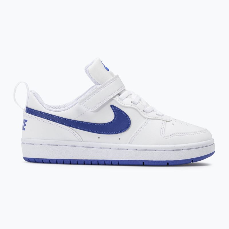 Vaikiški batai Nike Court Borough Low Recraft white/hyper royal 2