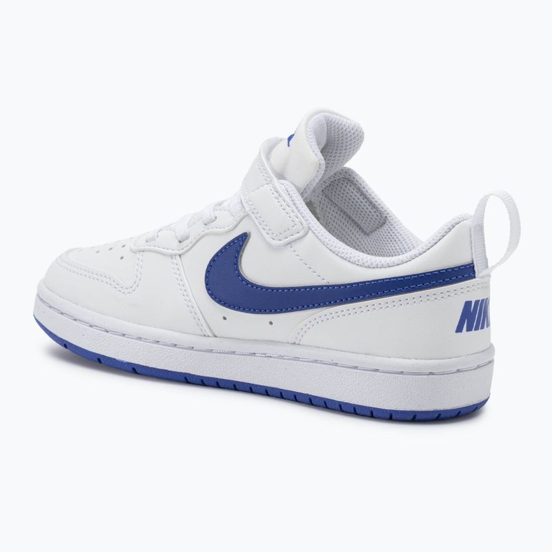 Vaikiški batai Nike Court Borough Low Recraft white/hyper royal 3