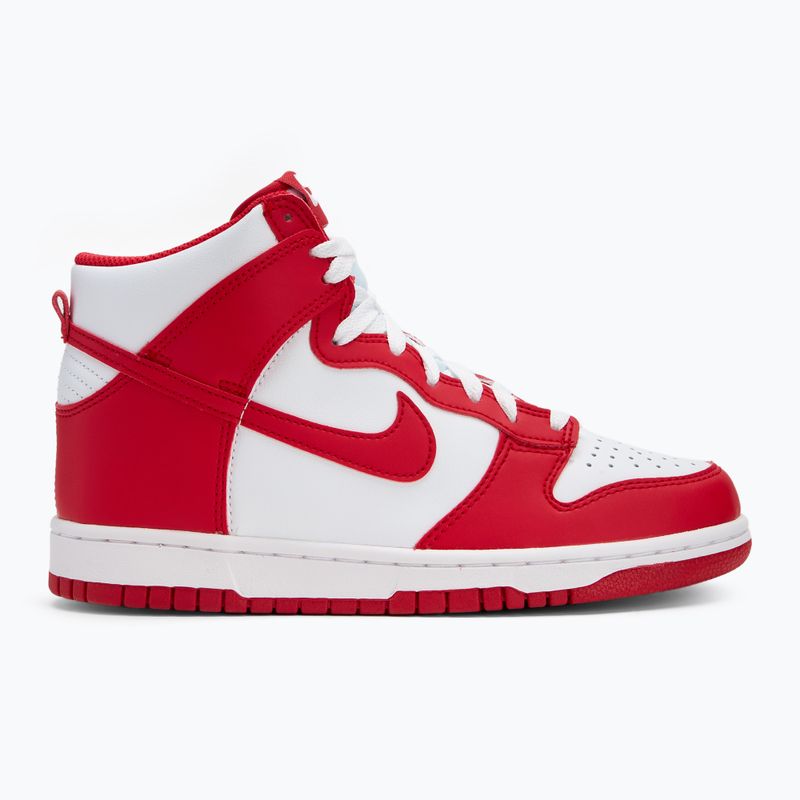 Batai Nike Dunk High white/university red 2