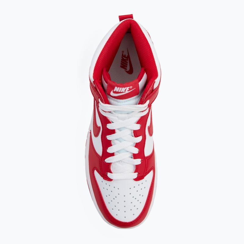 Batai Nike Dunk High white/university red 5