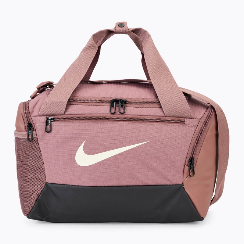 Treniruočių krepšys Nike Brasilia 9.5 Duffle 25 l smokey mauve/black/light orewood brown