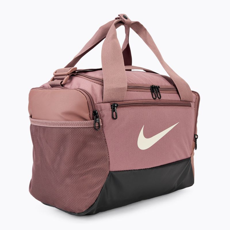 Treniruočių krepšys Nike Brasilia 9.5 Duffle 25 l smokey mauve/black/light orewood brown 2