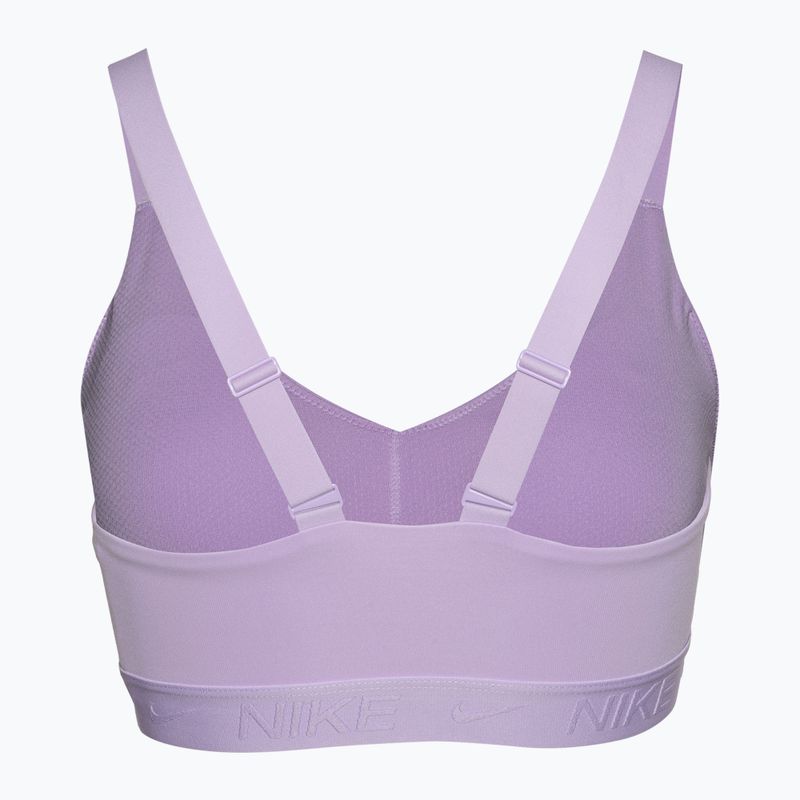 Treniruočių liemenėlė Nike Indy Medium Support lilac bloom/lilac bloom 2