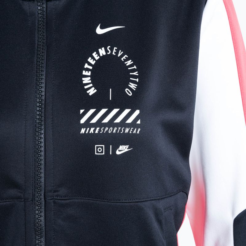 Moteriškas džemperis Nike Sportswear Tracksuit Top black/light crimson/white 4