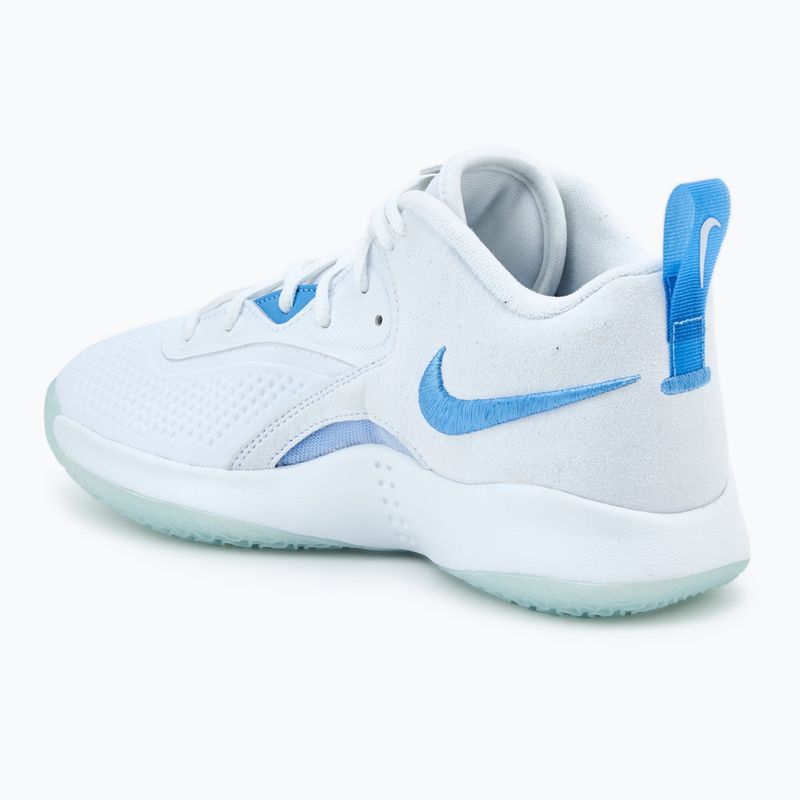 Nike React Hyperset 2 batai balti/balti/valor mėlyni 3