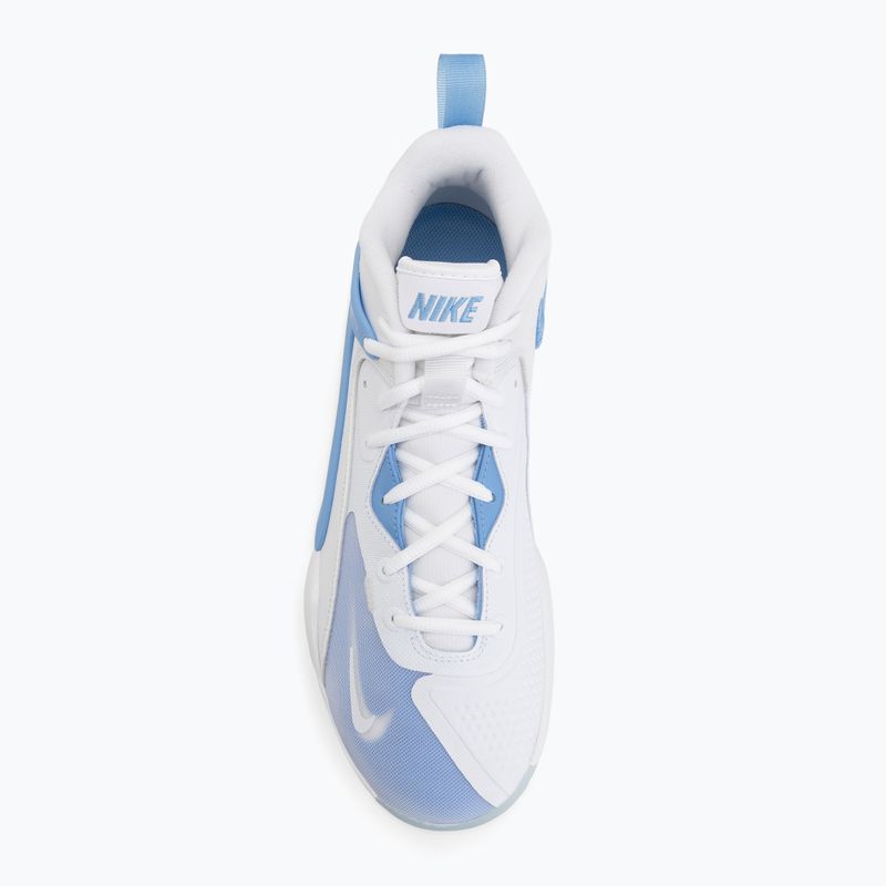 Krepšinio bateliai Nike React Hyperset 2 balti/balti/valor mėlyni 5