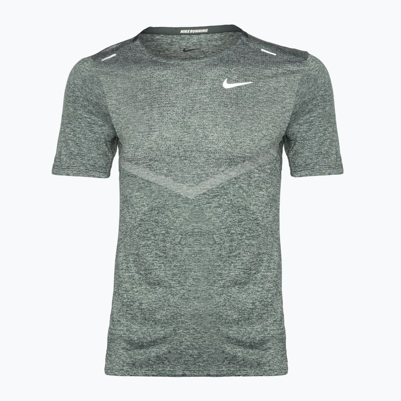 Vyriški bėgimo marškinėliai Nike Dri-Fit Rise 365 vintage green/heather