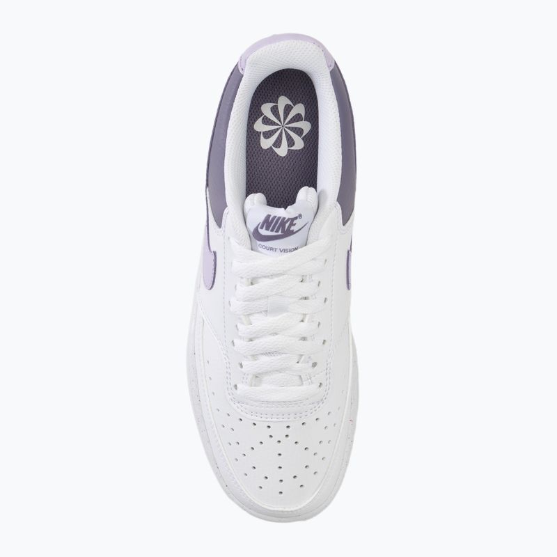 Moteriški batai Nike Court Vision Low white/lilac bloom/daybreak 5