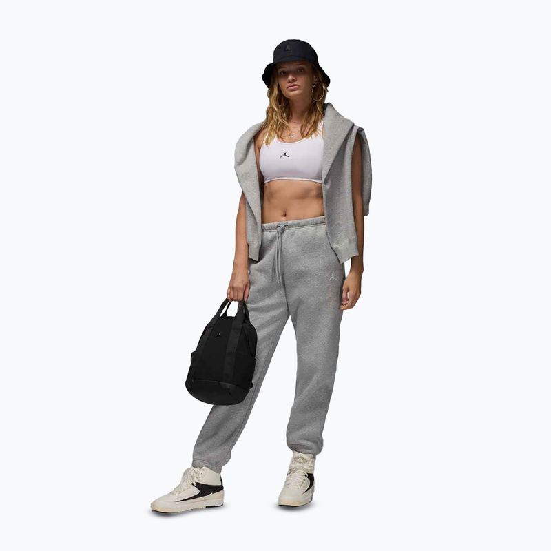 Moteriškos kelnės Jordan Brooklyn Fleece dark grey heather/white 2