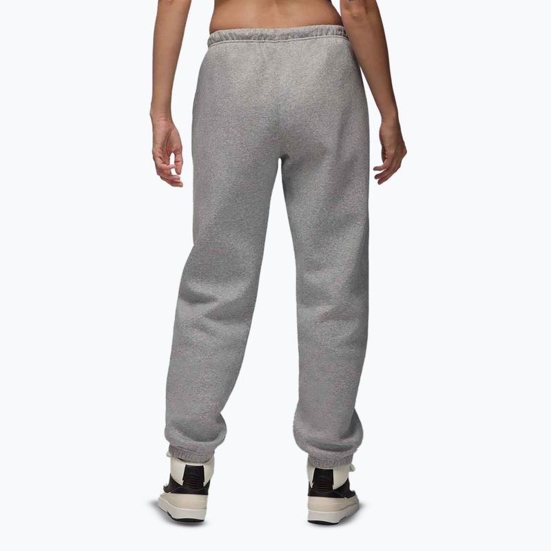 Moteriškos kelnės Jordan Brooklyn Fleece dark grey heather/white 3