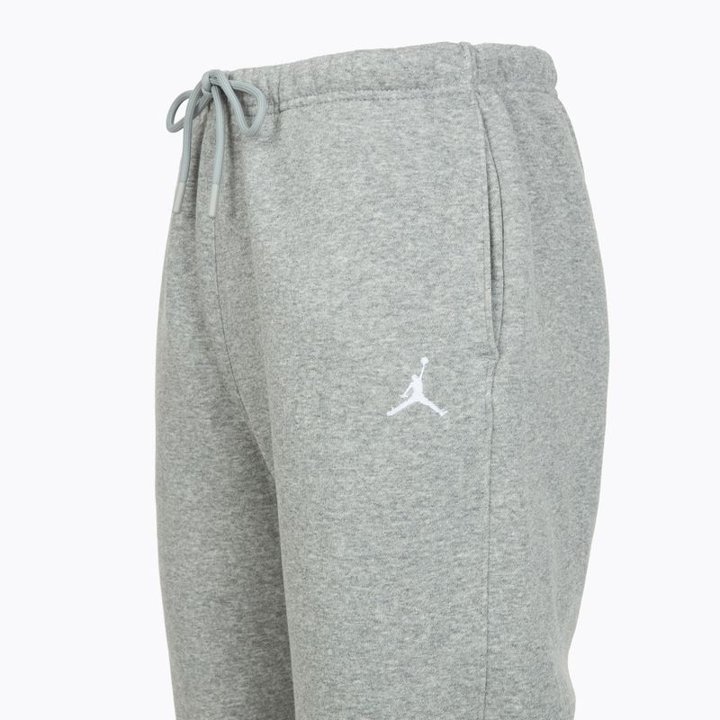 Moteriškos Nike Jordan Brooklyn Fleece tamsiai pilkos viržinės/baltos kelnės 8