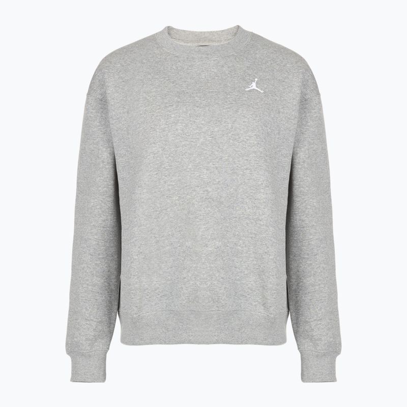 Moteriški Nike Jordan Brooklyn Fleece tamsiai pilki heather/balti džemperiai 6