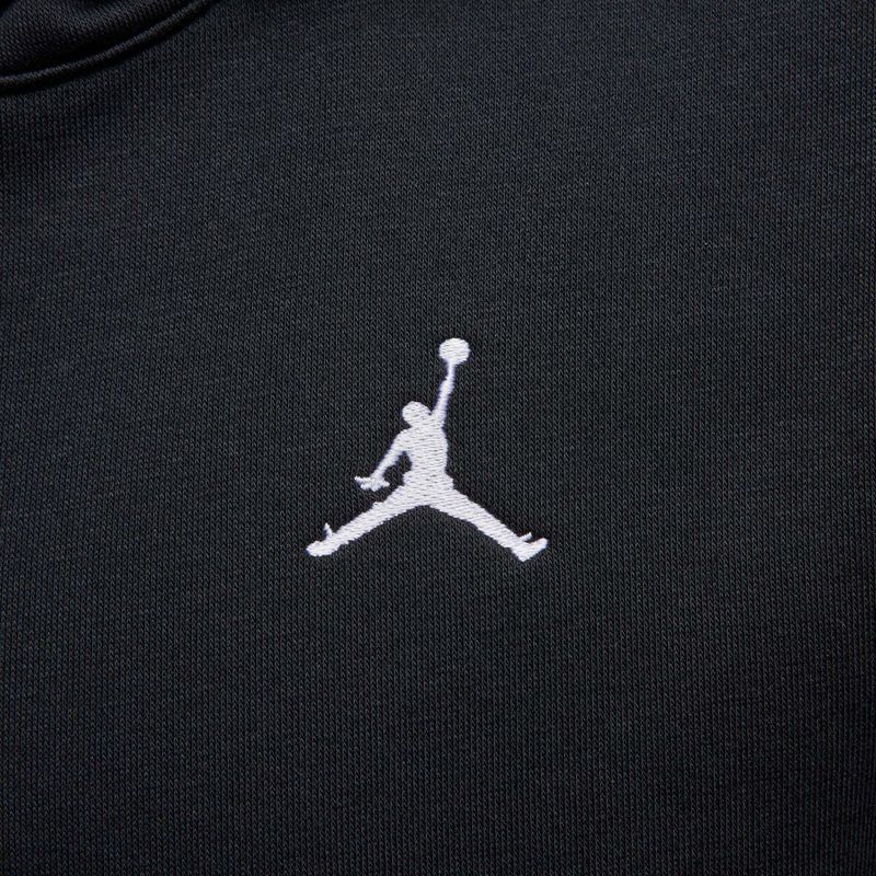 Moteriškas džemperis Nike Jordan Brooklyn Fleece Hoodie black/white 6
