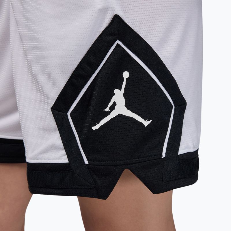 Moteriški krepšinio šortai Jordan Sport Diamond 4" white/black/black/white 7