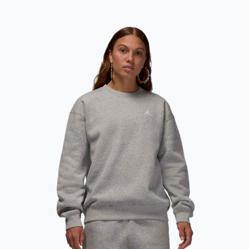 Moteriškas džemperis Jordan Brooklyn Fleece dark grey heather/white