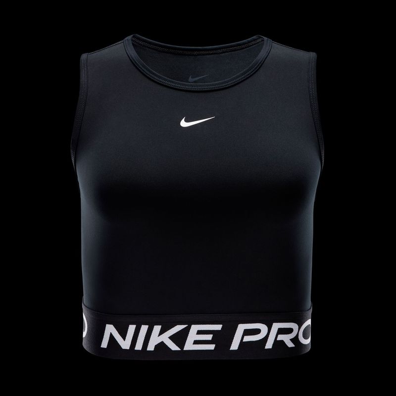 Moteriškas treniruočių tank topas Nike Pro Dri-Fit black/white 5