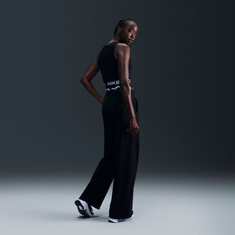 Moteriškas treniruočių tank topas Nike Pro Dri-Fit black/white 8