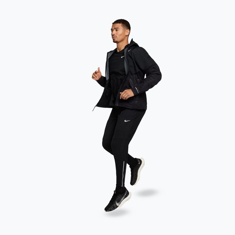 Vyriška bėgimo striukė Nike AeroSwift Storm-Fit Aerogami black/summit white 2