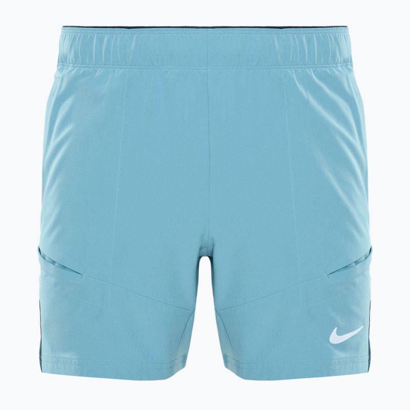 Vyriški teniso šortai Nike Court Advantage Dri-FIT 7" denim turquoise/ armory navy/ white