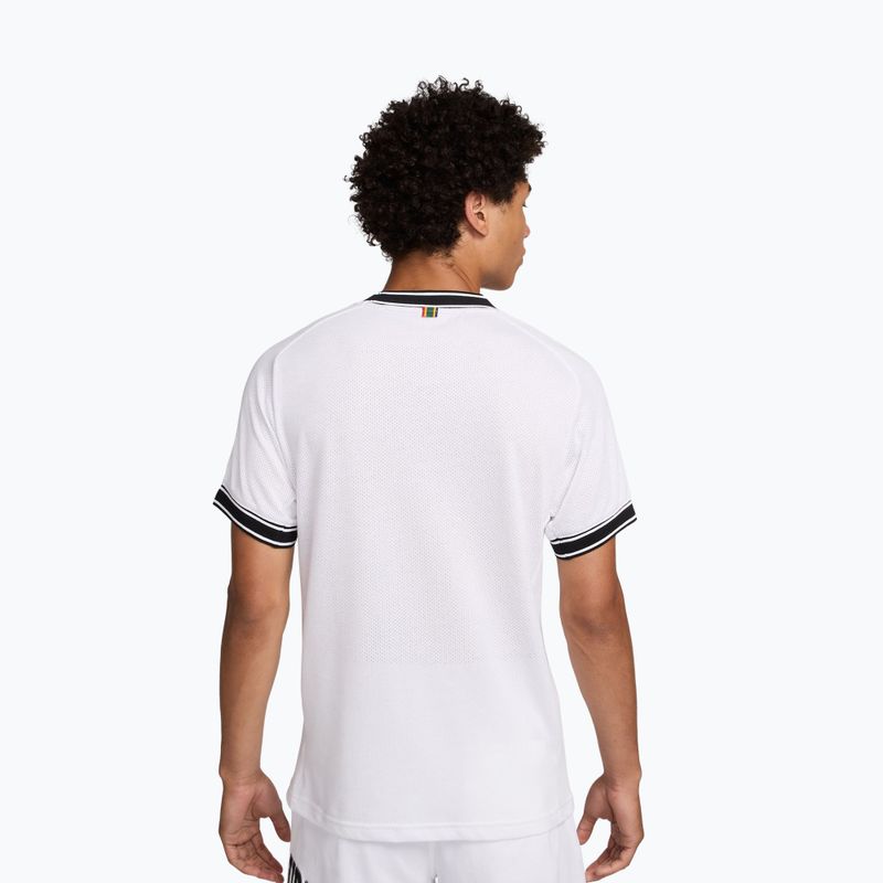 Vyriški teniso marškinėliai Nike Court Heritage white/black 3