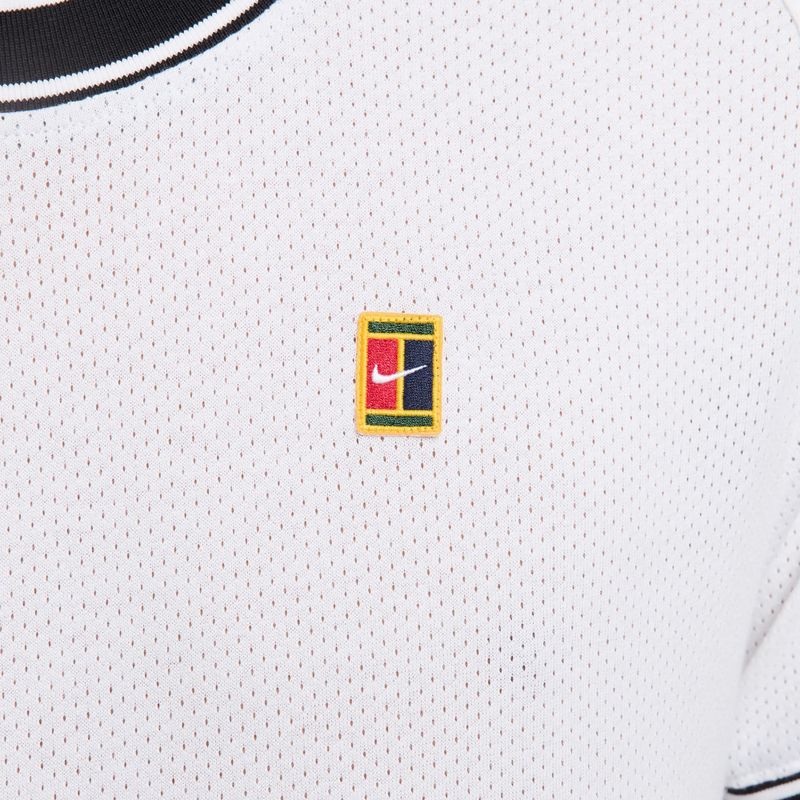 Vyriški teniso marškinėliai Nike Court Heritage white/black 6