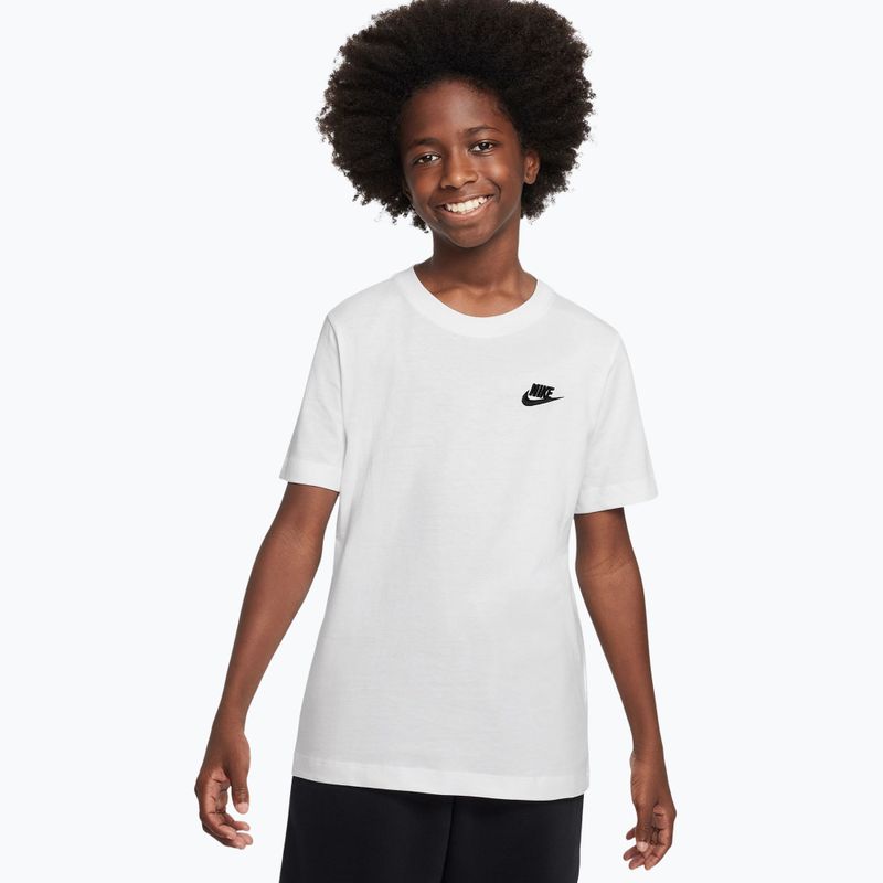 Vaikiški marškinėliai Nike Sportswear white 5
