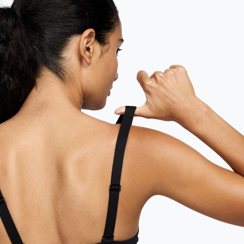 Treniruočių liemenėlė Nike Pro Indy Plunge black/white/white 8