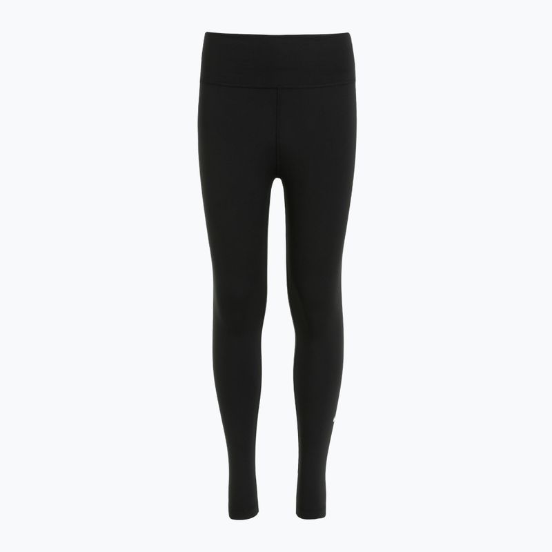Nike One Dri-Fit High-Waisted juodos/baltos spalvos vaikiškos tamprės 5