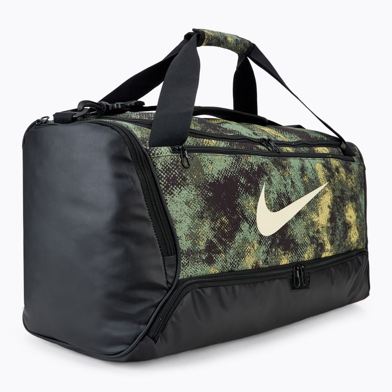 Treniruočių krepšys Nike Brasilia 9.5 60 l oil green/black/coconut milk 2