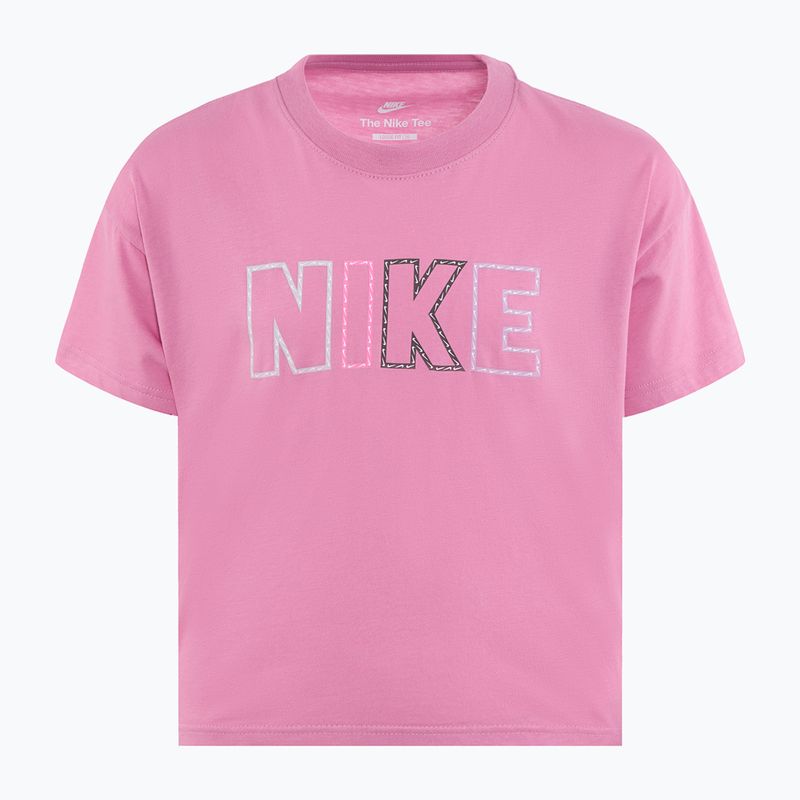 Vaikiški marškinėliai Nike Sportswear Essential magic flamingo