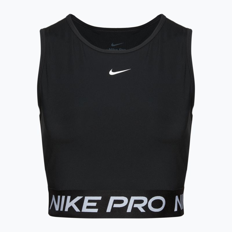 Moteriškas treniruočių tank topas Nike Pro Dri-Fit black/white