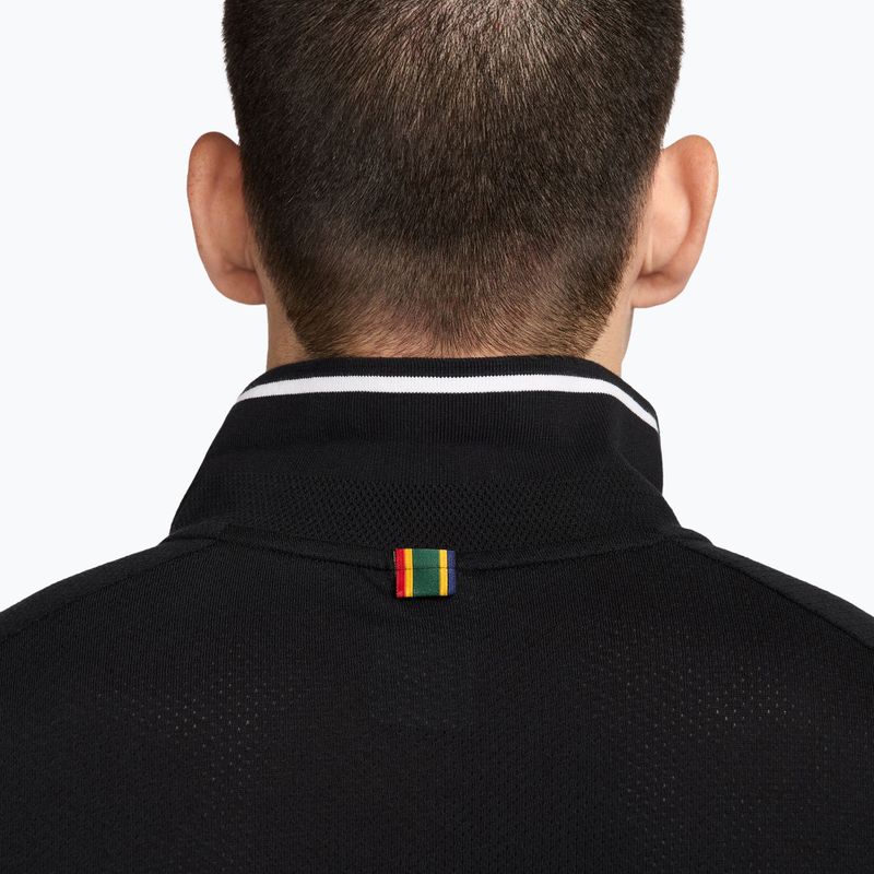 Vyriški teniso marškinėliai Nike Court Heritage Polo juoda/balta 5